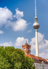 Tv Tower and Berlin architecture, Germany