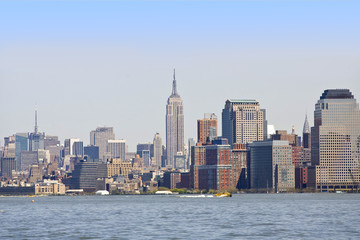 Fototapeta na wymiar Manhattan. New York City skyline
