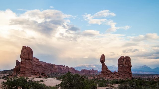 Time Lapse of Balanced Rock in Arches National Park