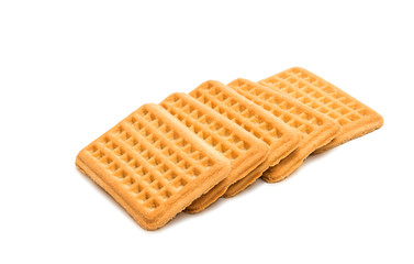 Butter biscuits isolated