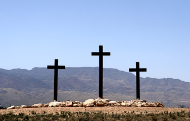 Stock Photo:.three crosses.