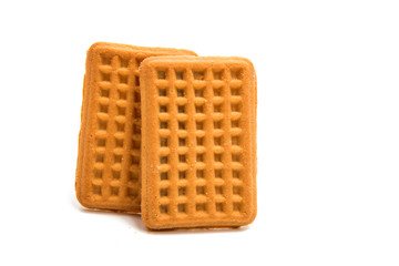 Butter biscuits isolated
