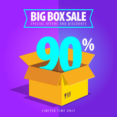 Big box sale, special offers and discounts