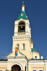 Obraz premium Church of the Prophet Elijah in the Obydensky Alley (1706)