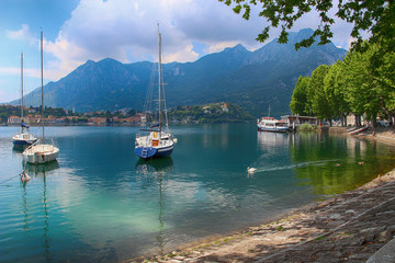Lecco, lake Como, Italy
