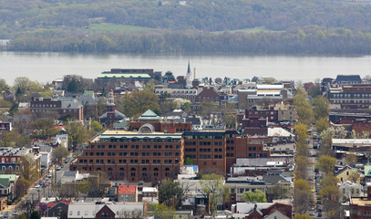 View  of Alexandria, Virginia USA