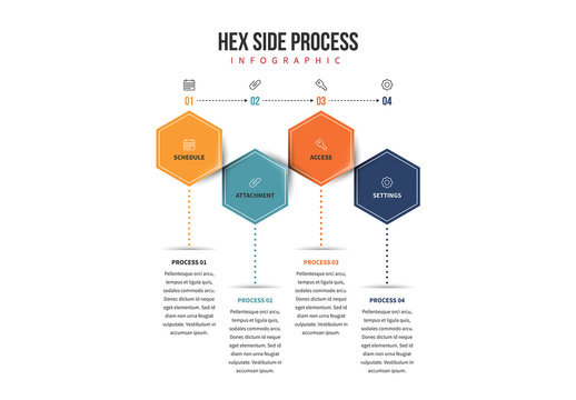 Hexagonal Tile Infographic 3