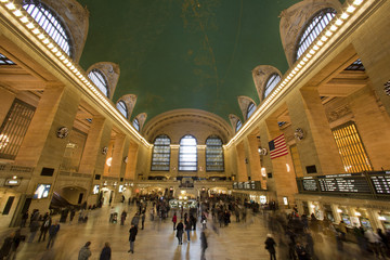 NEW YORK CITY, NY - Jan 1. Grand Central is the second busiest station of the New York City Subway...