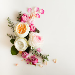 Floral wedding frame 