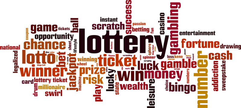 Lottery word cloud