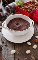 Chocolate hummus, dessert