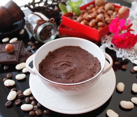 Chocolate hummus, dessert