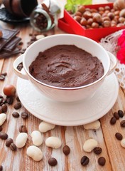 Chocolate hummus, dessert