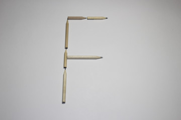 Alphabet symbol - letter F