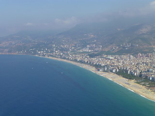 Holiday beach of Antalya Turkey