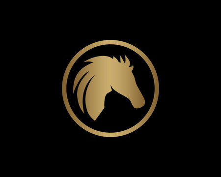 Gold Horse Icon