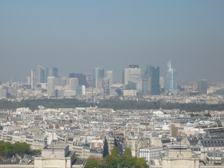 View at Paris skyline