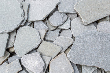 Stone for finishing the facades of buildings and paths.