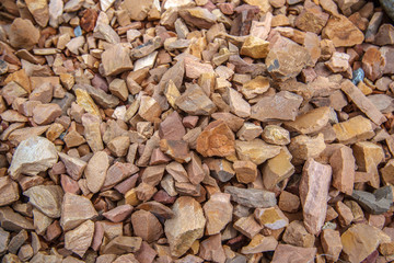 Pebbles for paths in the garden.