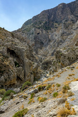 Schlucht Kourtaliotiko auf Kreta, Griechenland