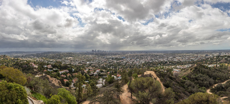 Panorama skyline of Los Angeles