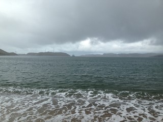 the Barents Sea. Teriberka, Murmansk region, Russia.