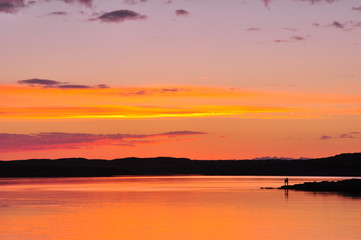 Obraz premium Romantic sunset