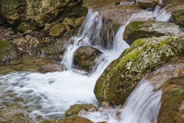The rapids of the mountain rivers of the Caucasus the Intrigue around the city of Hot Key