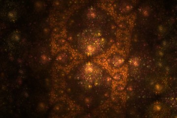 Fractall with bubbles