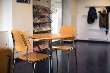 Waiting hall in clinic