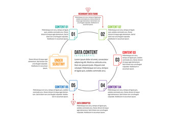 Circular Data Content Graphic