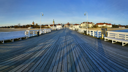 Longest wooden pier in Europe, Sopot, Poland.