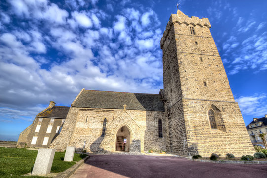 France, Portbail, &eacute;glise Notre-Dame
