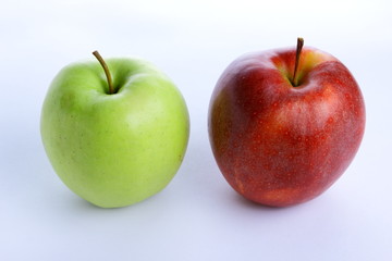 Juicy appetizing apples
