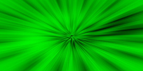 Esplosione di luce verde 