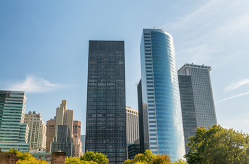 Fototapeta premium Modern skyline of Downtown Manhattan