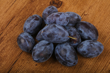 Ripe sweet Plums