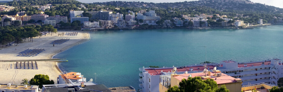 Playa De Santa Ponsa In Mallorca