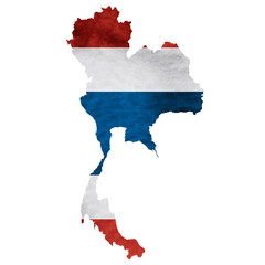 タイ　地図　 国旗　アイコン