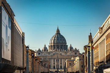 Fototapeta na wymiar Path to Vatican City