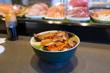 Japanese Teriyaki Bowl at Restaurant © Joshua Rainey