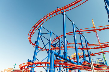 NEW YORK CITY - SEPTEMBER 2015: The Luna Park amusement park at Coney Island in New York City