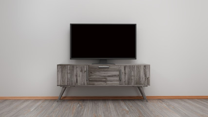 TV display 3D rendering