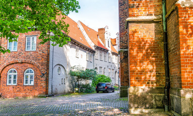 Lubeck, Germany. Medieval buildings