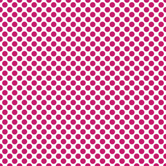Seamless fuchsia polka dots pattern texture background