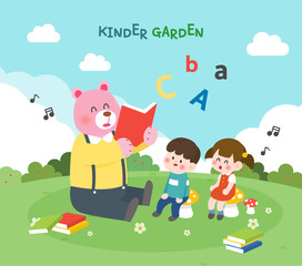 Enjoyable class illustration