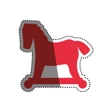 virus malware trojan symbol vector icon illustration