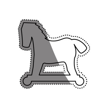 virus malware trojan symbol vector icon illustration