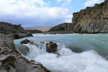 Fototapeta premium ゴーザフォス付近の風景