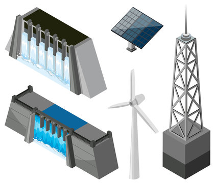 Different technology for energy sources